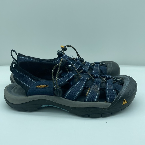 Keen Yellow and Blue Performance Sandals with Closed-Toe Design - Picture 4 of 8
